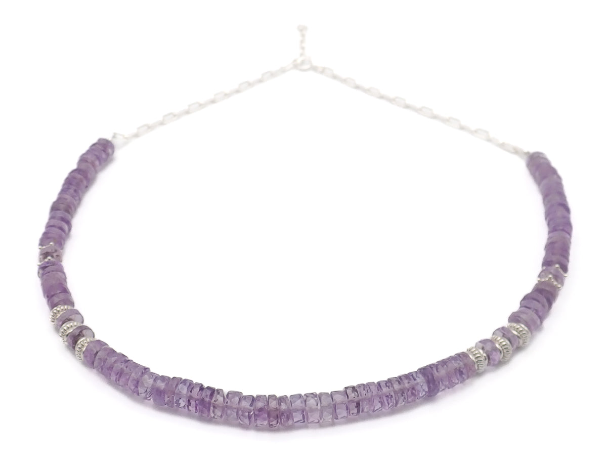 Collier Améthystes Argent
