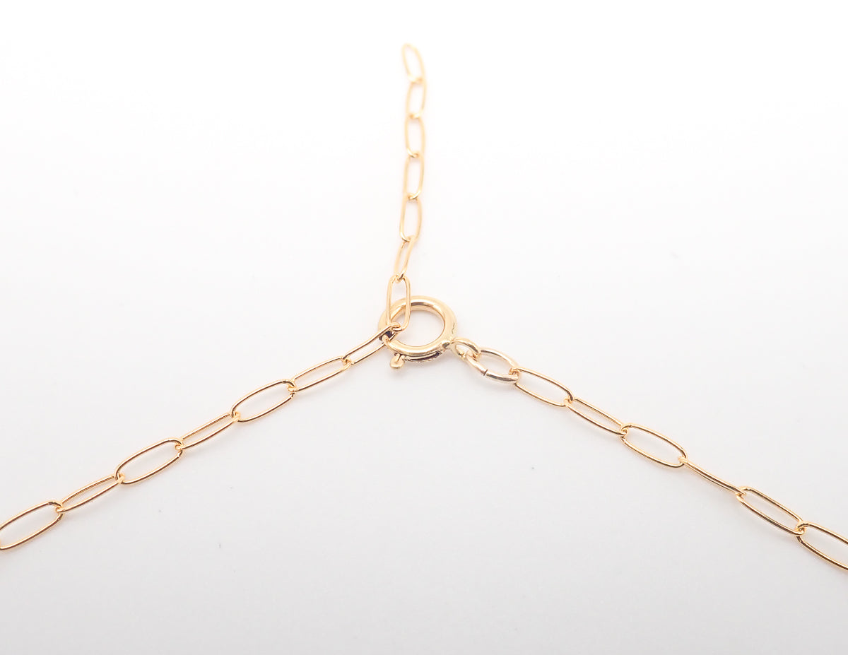 Collier Émeraudes or jaune laminé