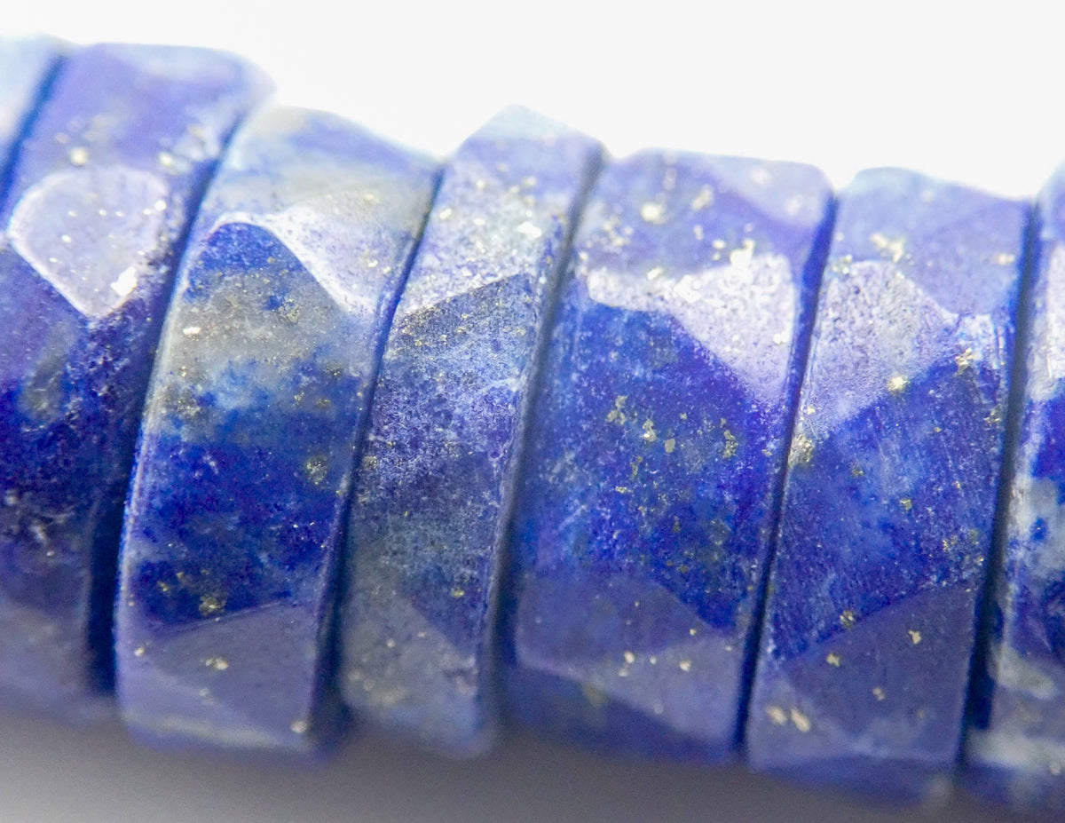 Collier Lapiz Lazuli Or jaune laminé