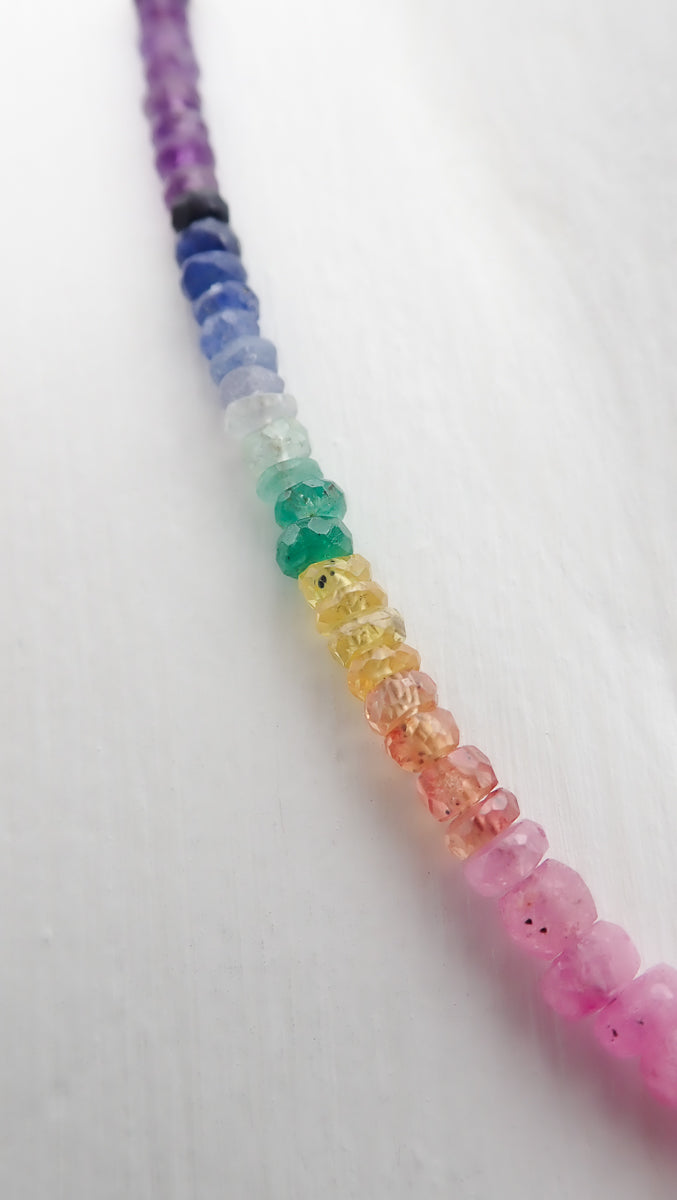 Collier 7 Chakras Dégradé petit