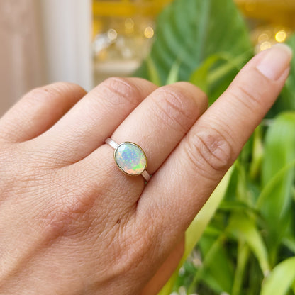 Bague Opale Welo Ovale