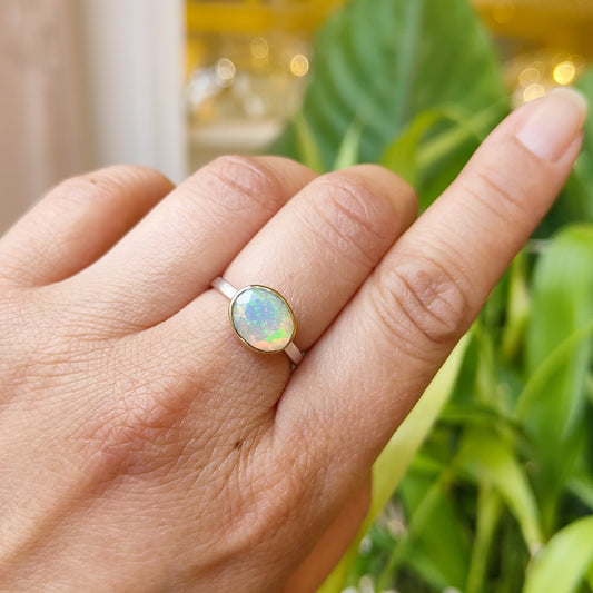 Bague Opale Welo Ovale