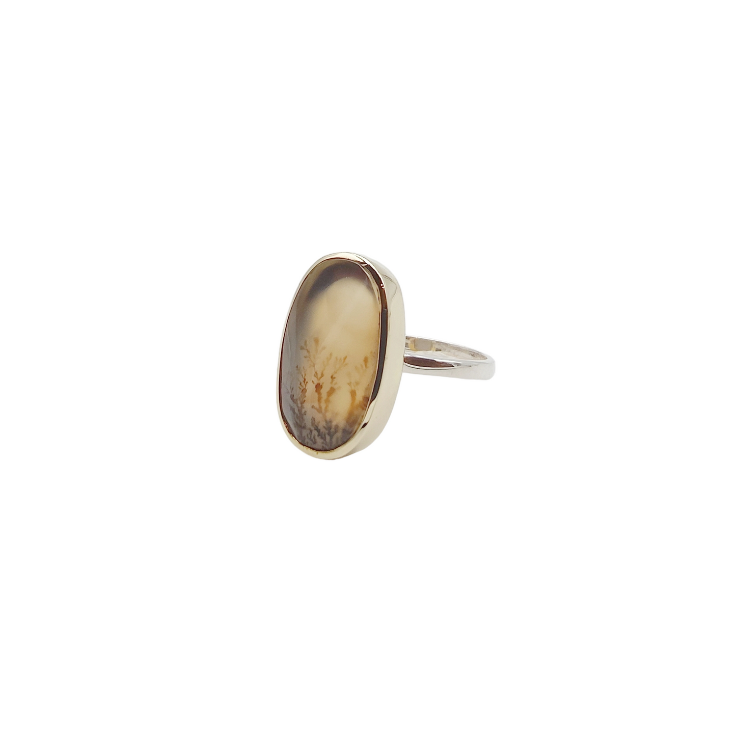 Bague Agate Dendritique - Petit