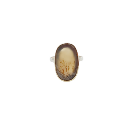 Bague Agate Dendritique - Petit