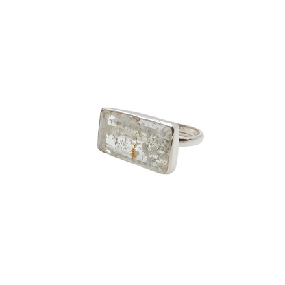 Bague Cristobalite blanche