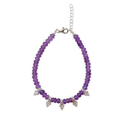 Bracelet Améthyste pampilles