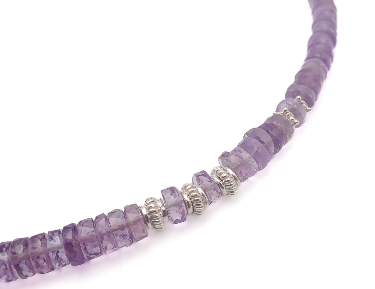 Collier Améthystes Argent