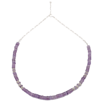 Collier Améthystes Argent