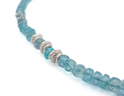 Collier Apatites Argent