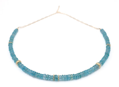 Collier Apatites Or jaune laminé