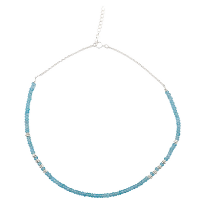 Collier Apatites Argent Petit