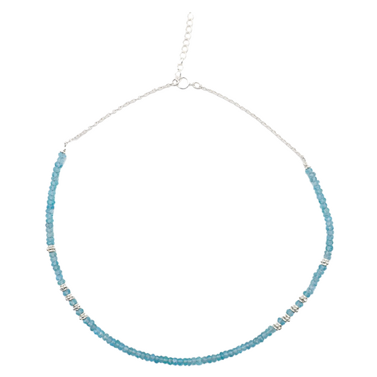 Collier Apatites Argent Petit