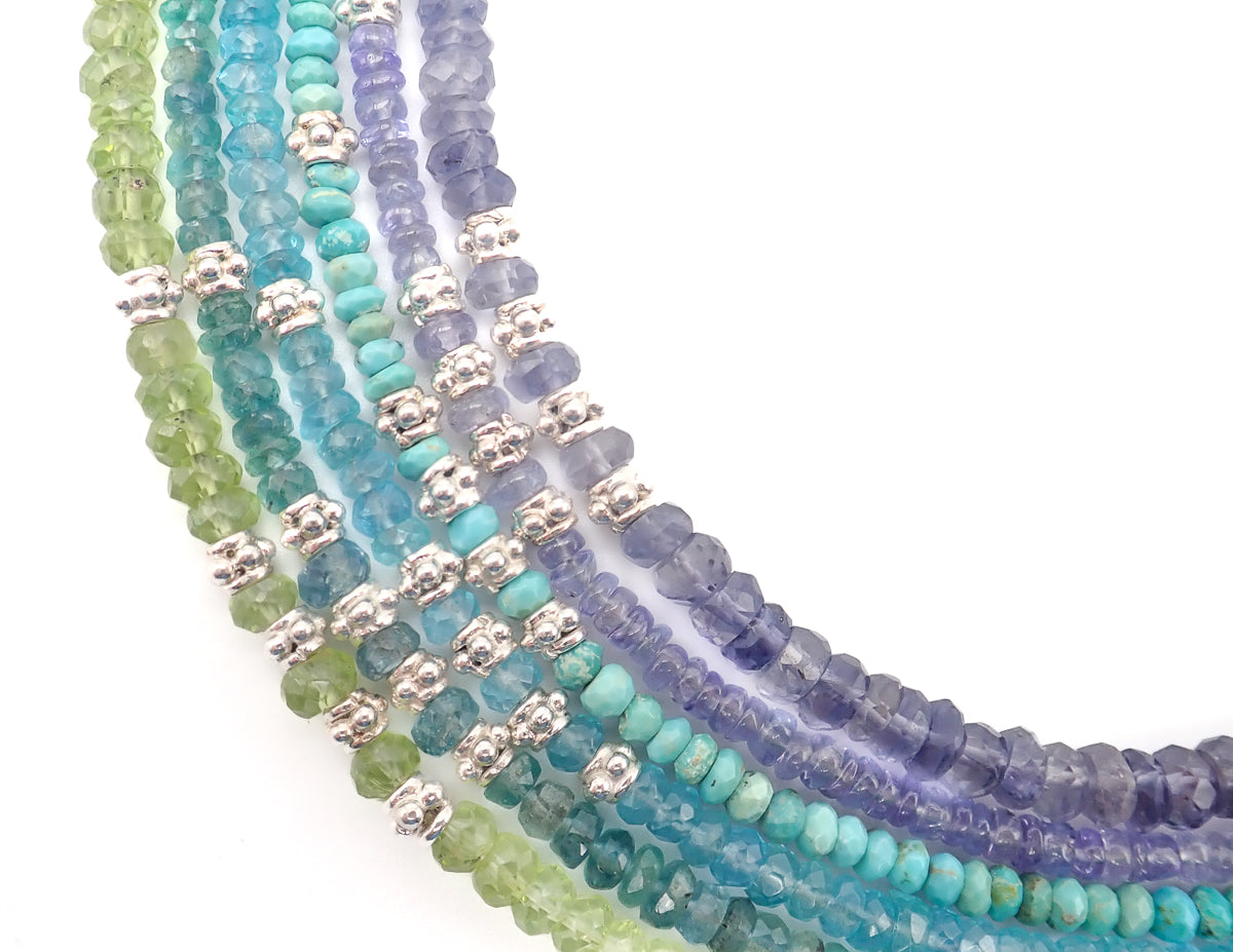 Collier Péridots Argent Petit