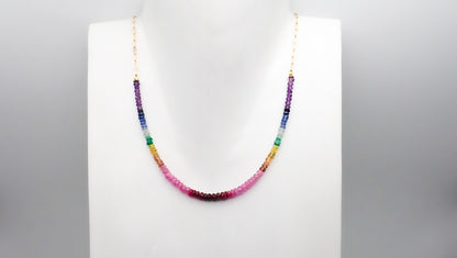 Collier 7 Chakras Dégradé petit