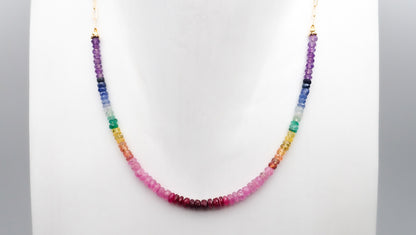 Collier 7 Chakras Dégradé petit