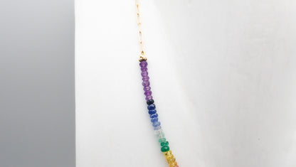 Collier 7 Chakras Dégradé petit