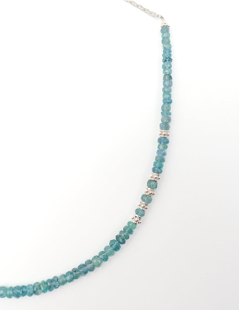 Collier Émeraudes Argent Petit