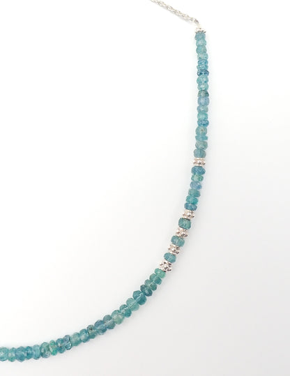 Collier Émeraudes Argent Petit