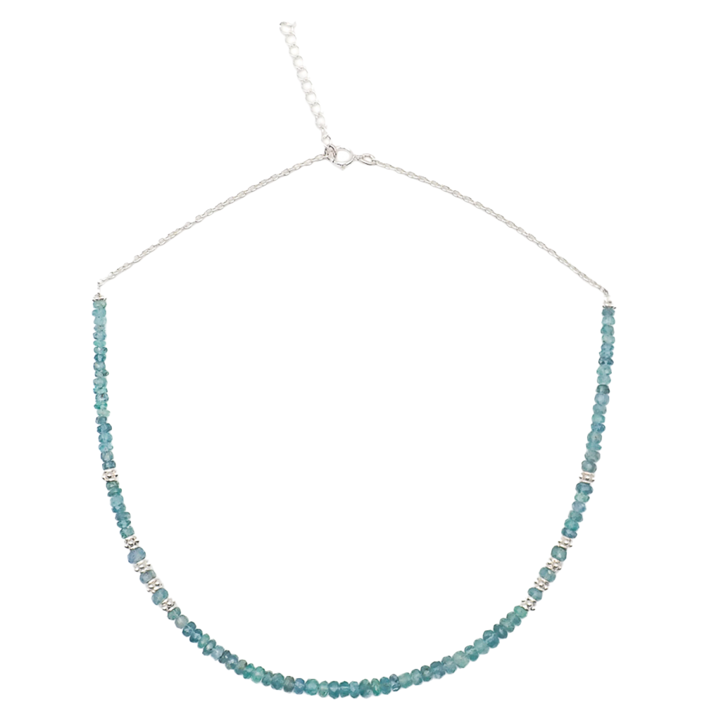 Collier Émeraudes Argent Petit