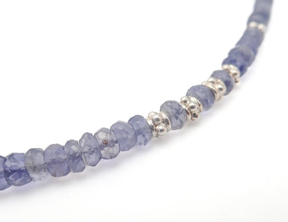 Collier Iolite Argent Petit