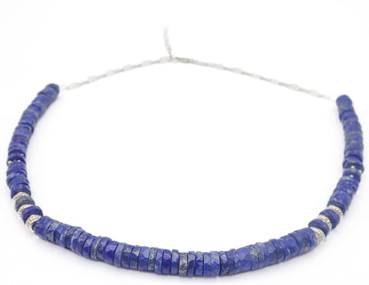 Collier Lapiz Lazuli Argent