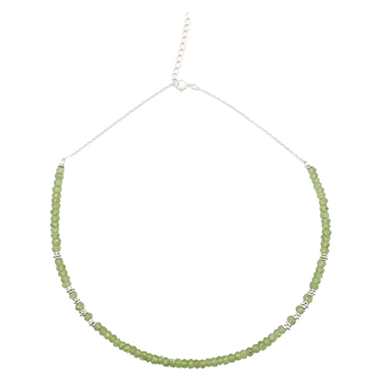 Collier Péridots Argent Petit