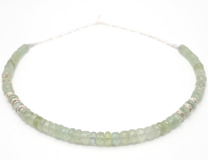 Collier Préhnite Argent