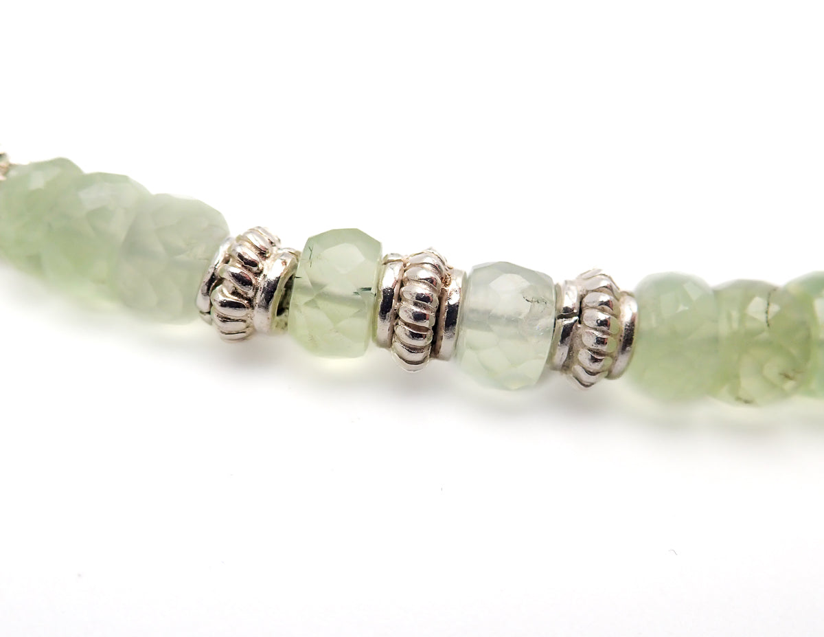 Collier Préhnite Argent