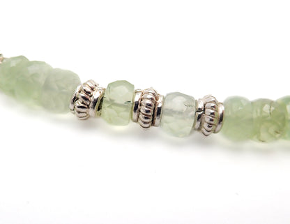 Collier Préhnite Argent