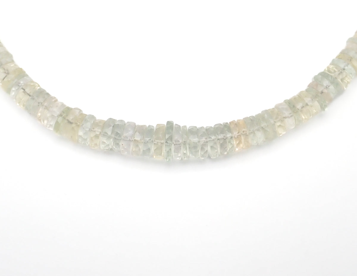 Collier Quartz citron argent