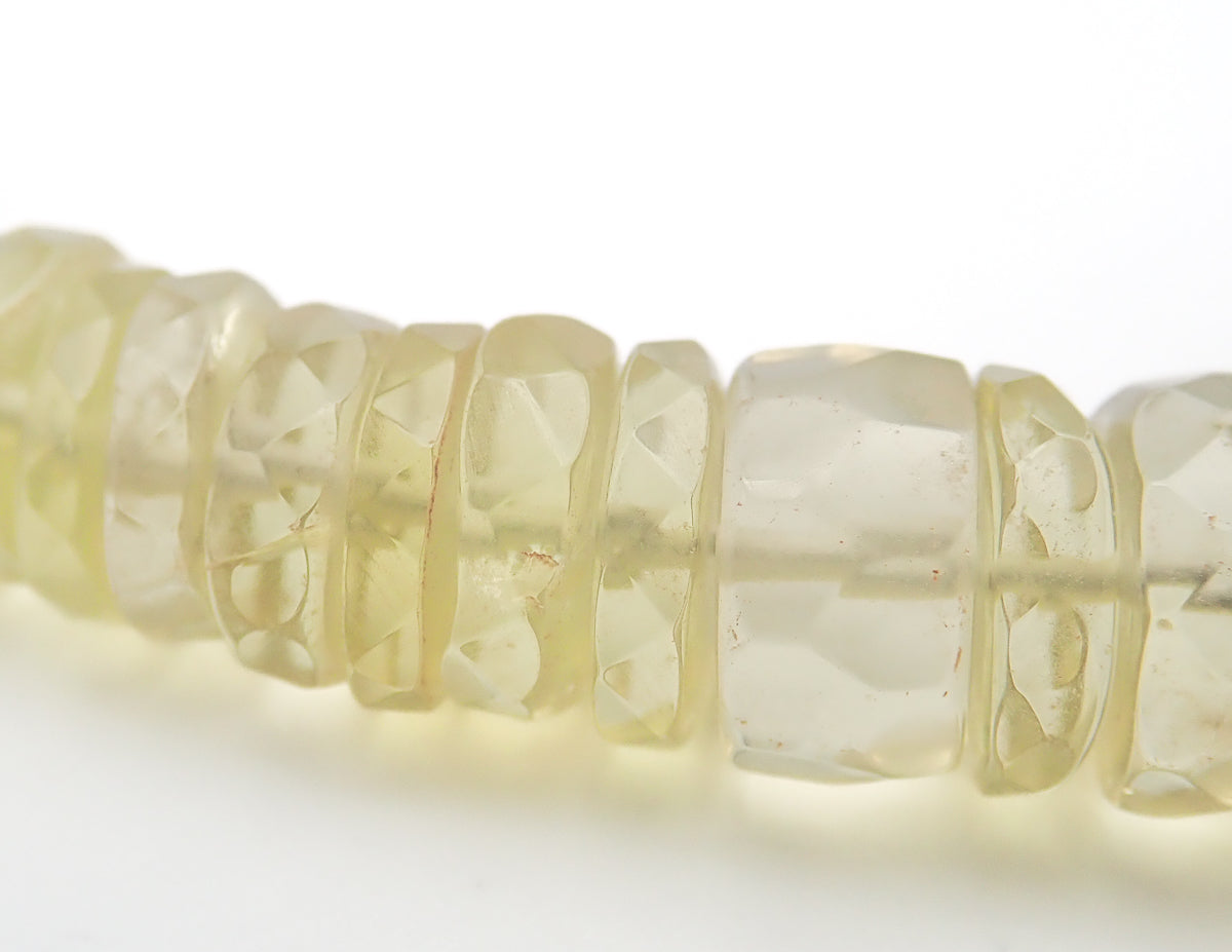 Collier Quartz citron argent