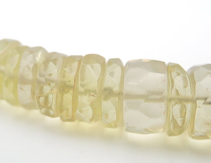 Collier Quartz citron argent