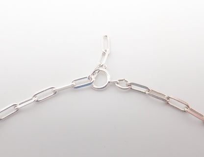 Collier Quartz Tourmaline Argent