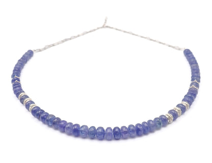 Collier Tanzanites Argent