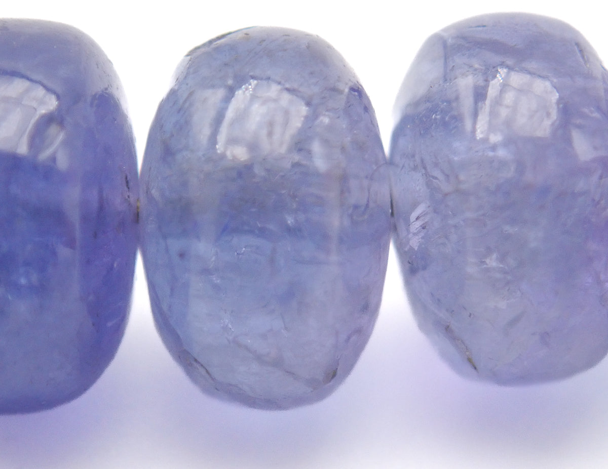 Collier Tanzanites or jaune laminé