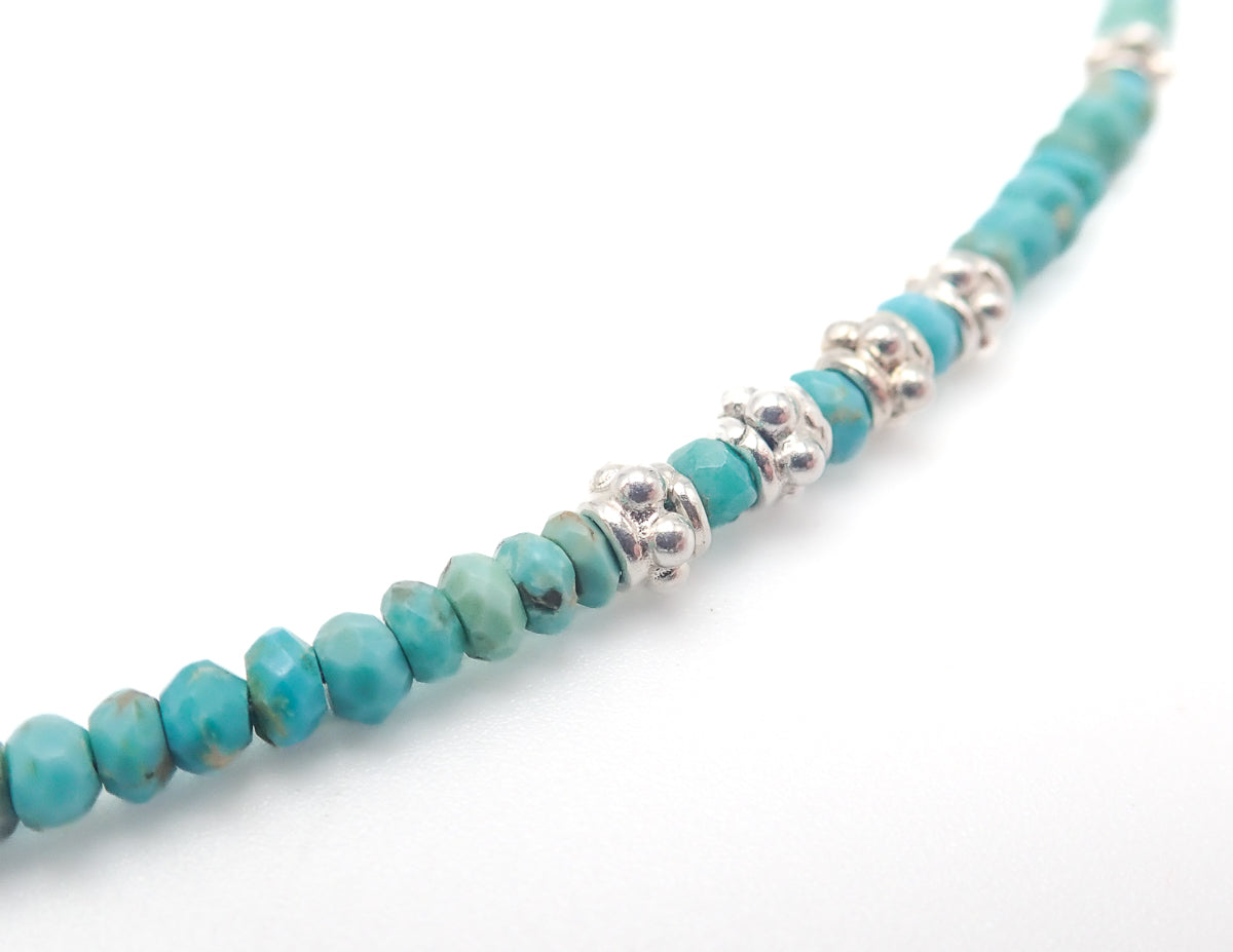 Collier Turquoises Argent Petit