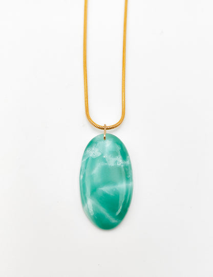 Pendentif Hemimorphite Cristallisée