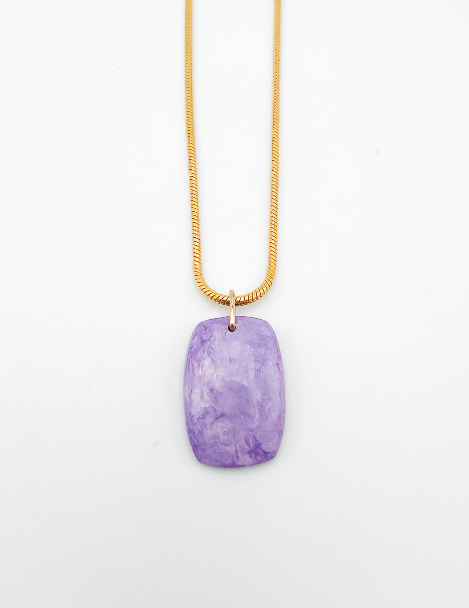 Pendentif Charoïte