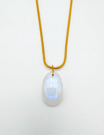 Pendentif Pierre de Lune Arc-en-ciel