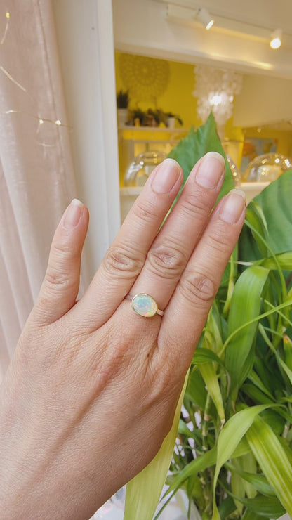Bague Opale Welo Ovale