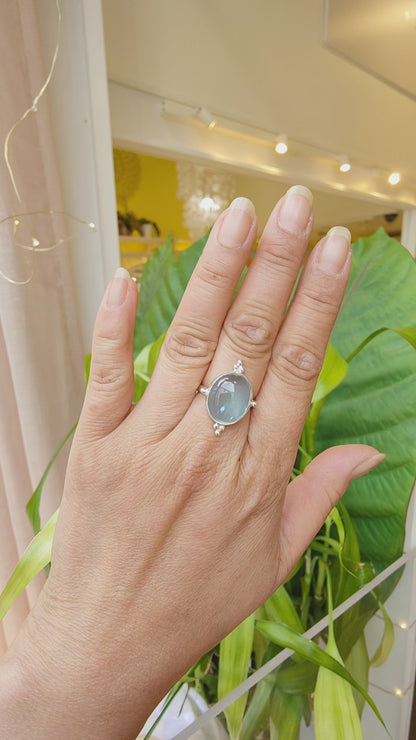 Bague Aigue marine