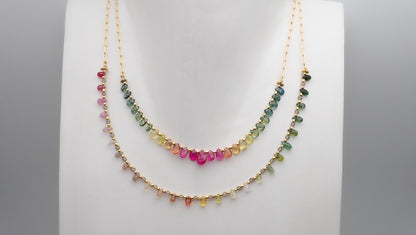 Collier arc-en-ciel large