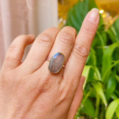 Bague Agate Dendritique - Petit